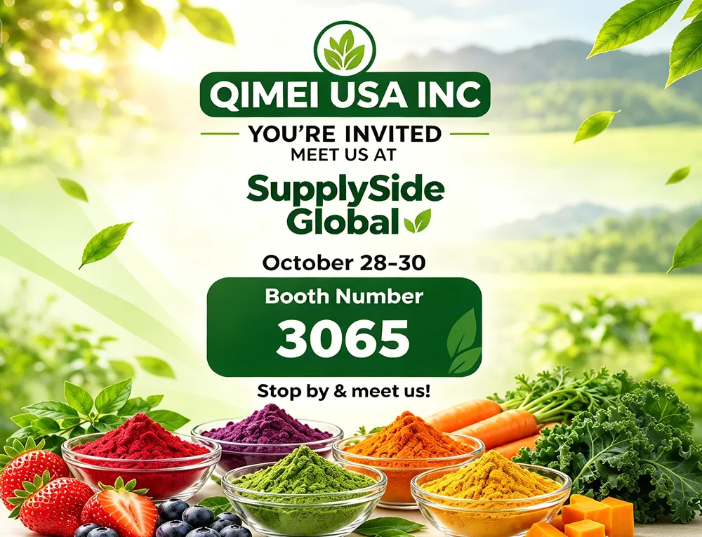 Qimei stellt aus: SupplySide Global 2026, Stand 3065