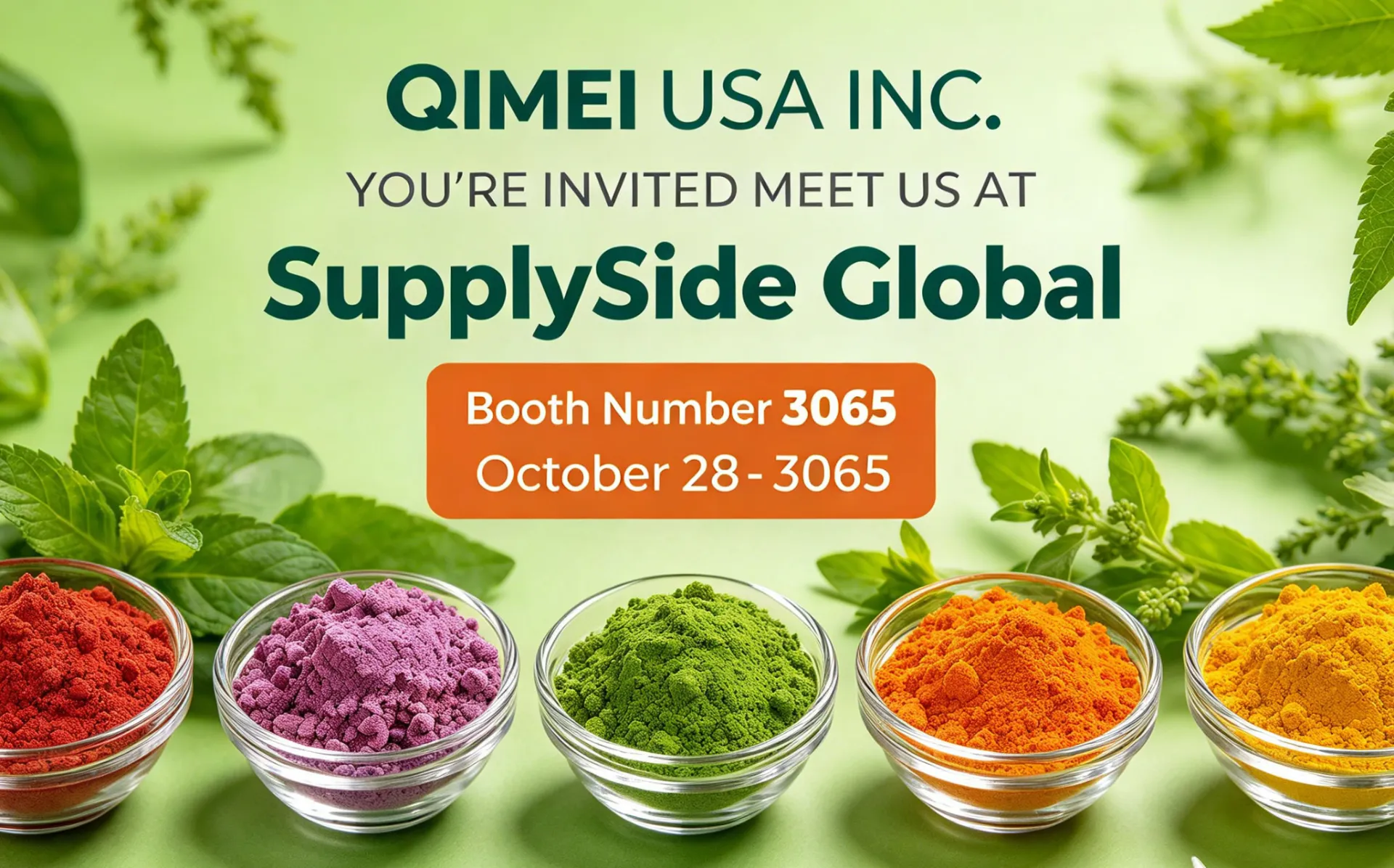 Treffen Sie Qimei auf der SupplySide Global 2026